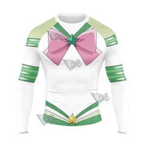 Sailor Moon Eternal 2 Makoto Kino Sailor Jupiter Long Sleeve Compression Shirt