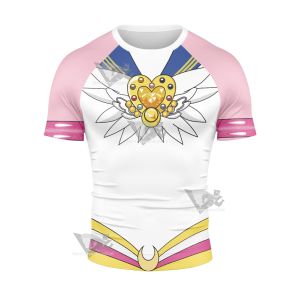 Sailor Moon Eternal 2 Tsukino Usagi Sailor Moon Short Sleeve Compression Shirt