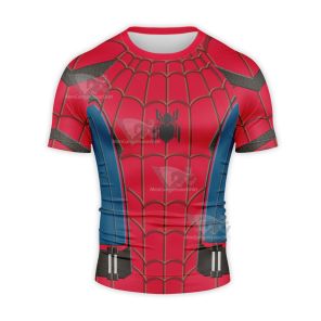 Parker Homecoming Red Suit Short Sleeve Compression Shirt