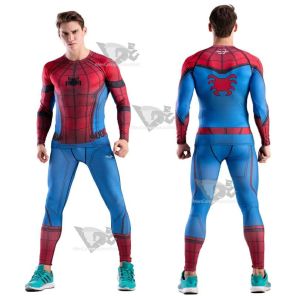 Spider-Man men Compression Shirt Set