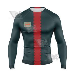 Parker Across The Spider Verse Miles Morales Long Sleeve Compression Shirt