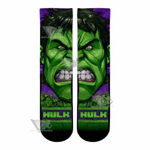 Split Face Hulk Men Tight Socks