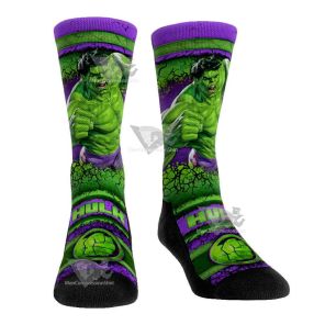 Super Hulk Green Men Tight Socks