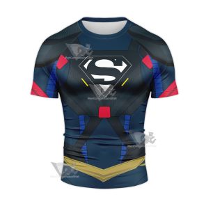 Supergirl Season 5 Kara Zor El Short Sleeve Compression Shirt