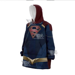 Supergirl Season 5 Kara Zor El Snug Oversized Blanket Hoodie