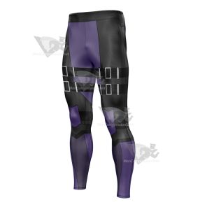 Superhero Hawkeye Purple Mens Compression Legging