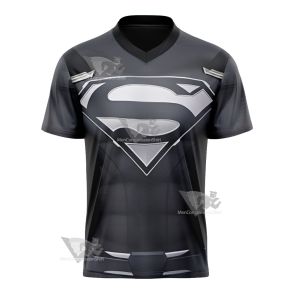 Superman Clark Black Jumpsuit Football Jersey