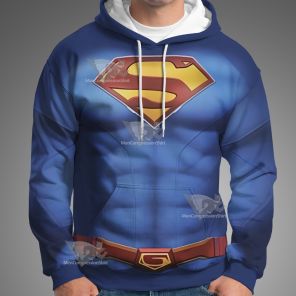 Superman Clark Lois Blue Cosplay Hoodie