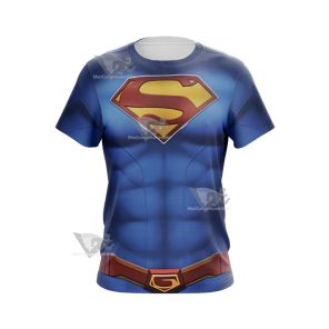 Superman Clark Lois Blue Cosplay T-Shirt