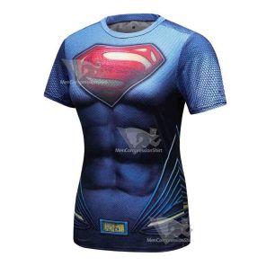 Superman Compression Elite Short Sleeve Rashguard