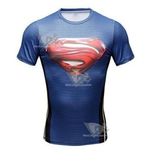 Superman Smallville Compression Short Sleeve Rashguard