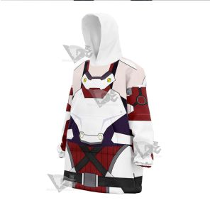 Sword Art Online Ggo Asuna Snug Oversized Blanket Hoodie