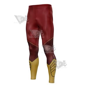 The Flash Red And Yellow Mens Compression Legging