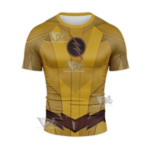 The Flash Season 8 Reverse Flash Short Sleeve Compression Shirt