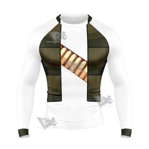 The King Of Fighters Kof Clark Still Long Sleeve Compression Shirt