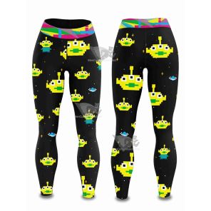 Toy Story Aliens Women Compression Leggings