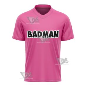 Vegeta Badman Pink Dragon Ball Z Football Jersey