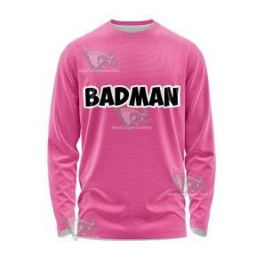 Vegeta Badman Pink Dragon Ball Z Long Sleeve Shirt