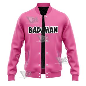 Vegeta Badman Pink Dragon Ball Z Varsity Jacket