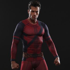 Wade Wilson 2 Long Sleeve Compression Shirt For Men