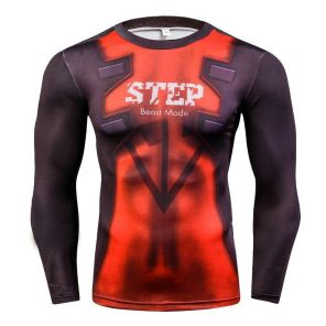 Wade Wilson Long Sleeve Compression Shirt For Men