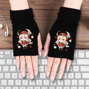 Warm Plush Half Finger Unisex Women Gloves