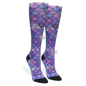 Women Compression Socks Mermaid Purple