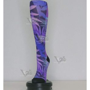 Women Compression Socks Purple Jungle