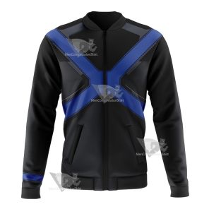 X Men Blue Polaris Bomber Jacket