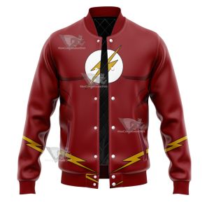Young Justice Barry Allen Varsity Jacket