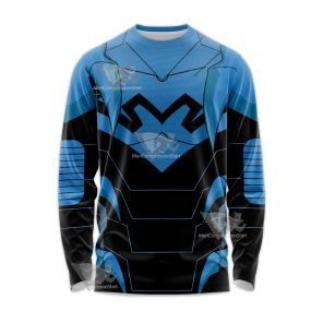 Young Justice Blue Beetle Long Sleeve Shirt