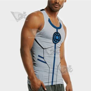 Young Justice Blue Lantern Sleeveless Compression Shirt