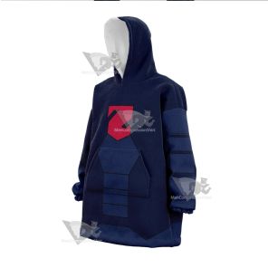 Young Justice Lor Zod Blue Cosplay Snug Oversized Blanket Hoodie