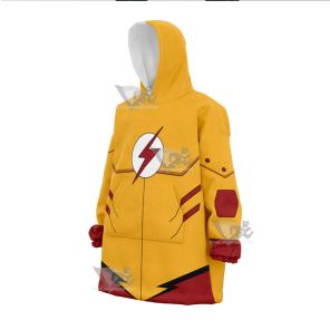 Young Justice The Flash Wally West Snug Oversized Blanket Hoodie