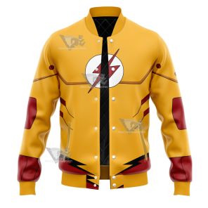Young Justice The Flash Wally West Varsity Jacket