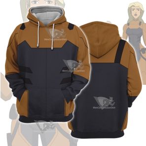 Young Justice Tigress Brown Cosplay Hoodie