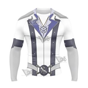 Yu Gi Oh Jack Atlas Render Long Sleeve Compression Shirt