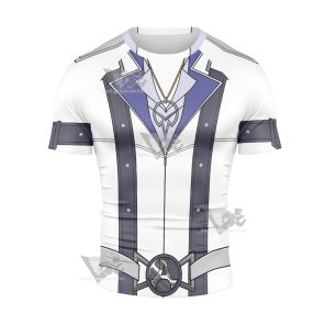 Yu Gi Oh Jack Atlas Render Short Sleeve Compression Shirt