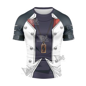 Yu Gi Oh Seto Kaiba Short Sleeve Compression Shirt