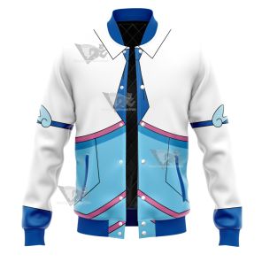 Yu Gi Oh Vrains Blue Angel Aoi Zaizen Varsity Jacket