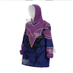 Yu Gi Oh Yugioh Dark Magician Snug Oversized Blanket Hoodie