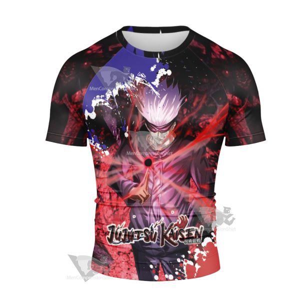 Jujutsu Kaisen Season 2 Satoru Gojo Short Sleeve Compression Shirt