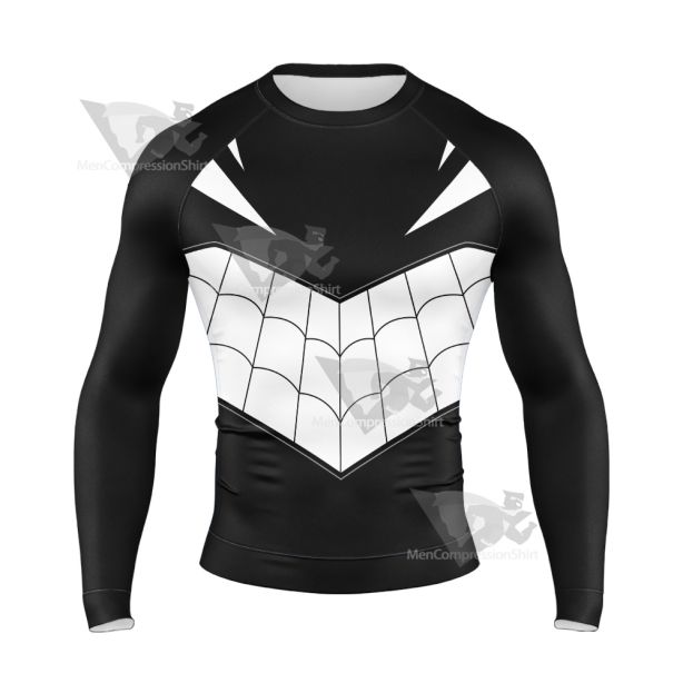 Parker India And Night Spider Long Sleeve Compression Shirt
