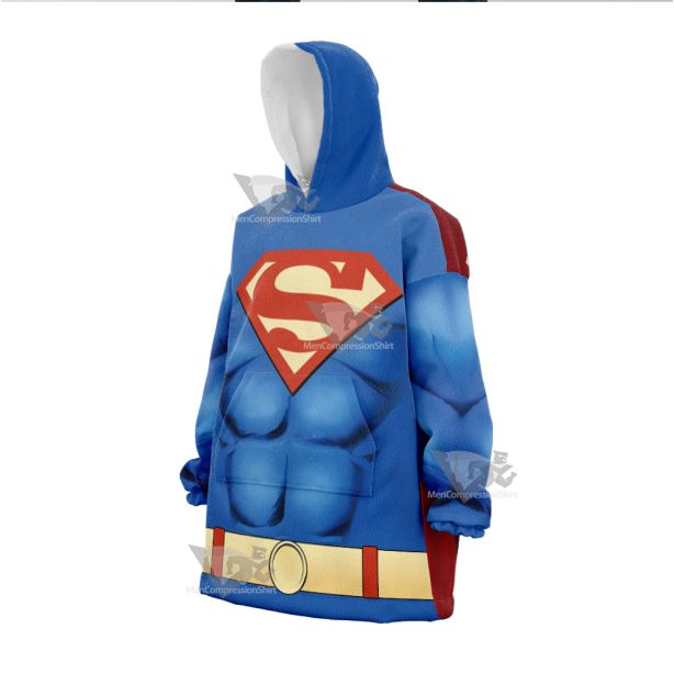 Superman 2023 Clark Kent Snug Oversized Blanket Hoodie
