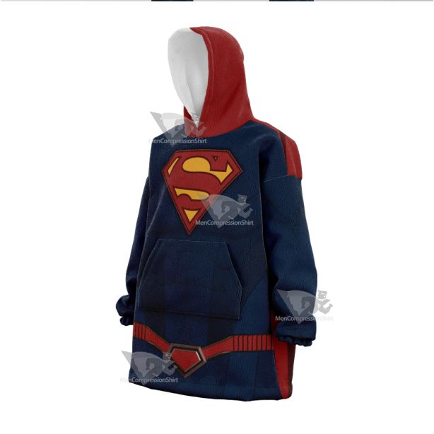 Superman Lois Clark Kent Kal El Snug Oversized Blanket Hoodie